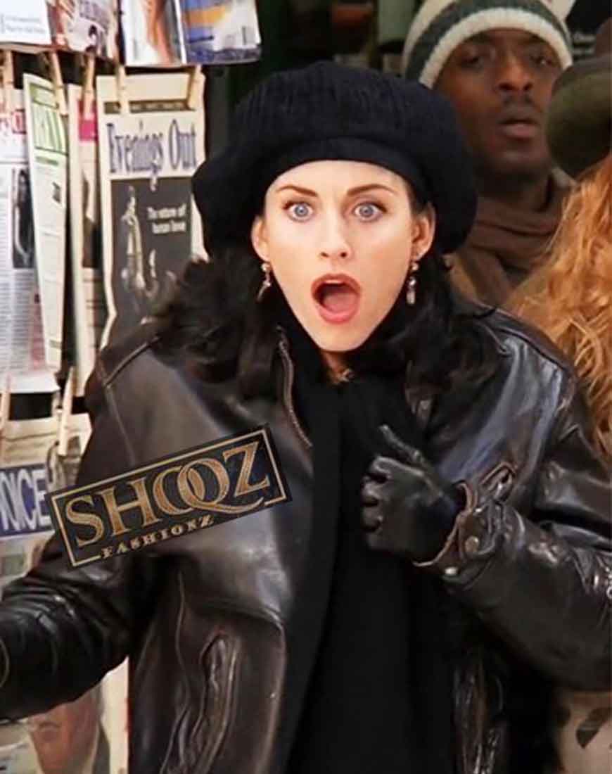 Friends Courteney Cox (Monica Geller) Leather Jacket 1 Friends Courteney Cox (Monica Geller) Leather Jacket