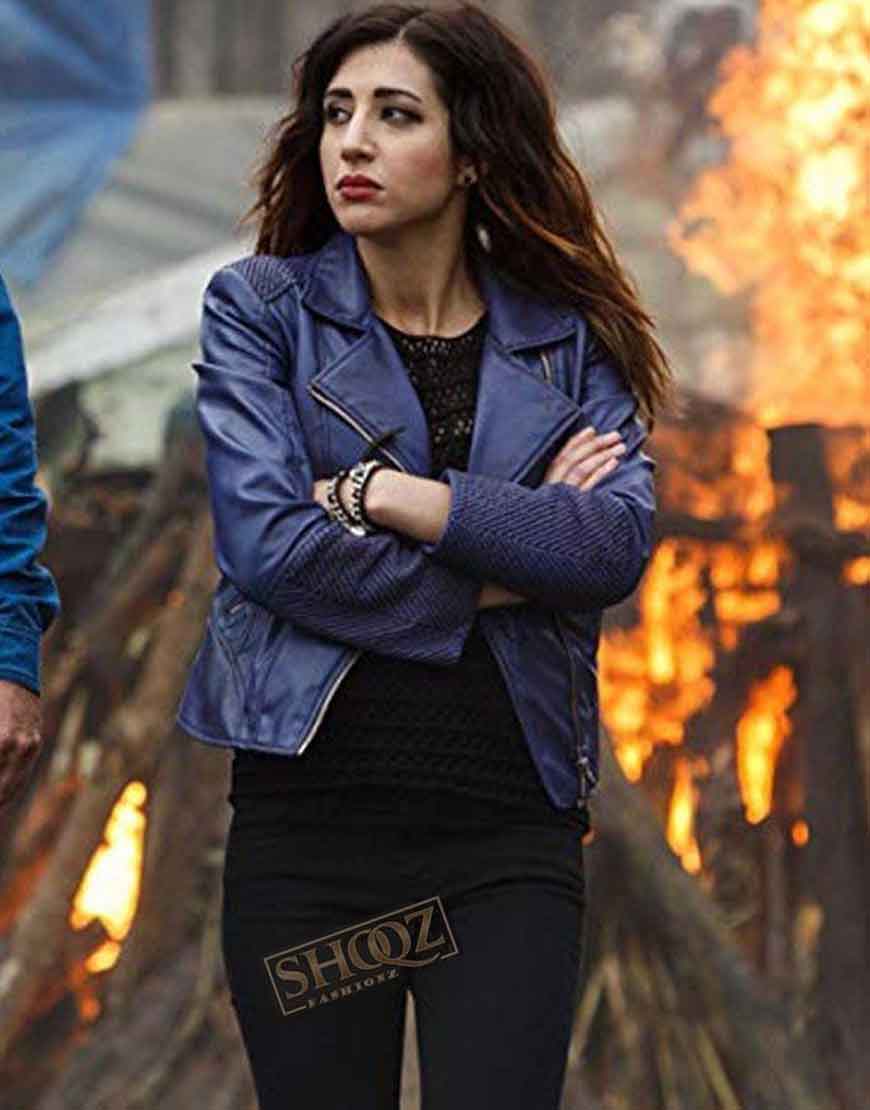 Ash vs Evil Dead (Kelly Maxwell) Dana DeLorenzo Leather Jacket 1 Ash vs Evil Dead (Kelly Maxwell) Dana DeLorenzo Leather Jacket