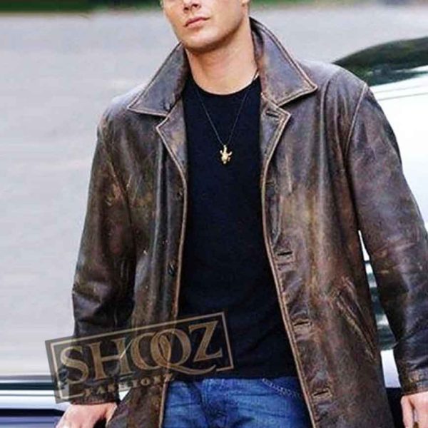 Supernatural Jensen Ackles (Dean Winchester) Distressed Coat