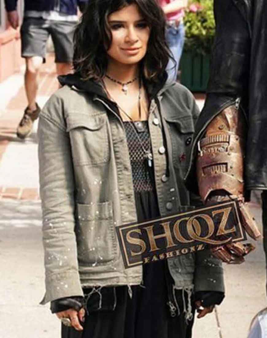 Diane Guerrero Doom Patrol Driver 8 Cotton Jacket 1 Diane Guerrero Doom Patrol Driver 8 Cotton Jacket