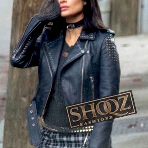 Crazy Jane Diane Guerrero Doom Patrol Studded Leather Jacket