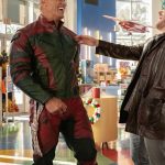 Dwayne Johnson Red One Callum Drift Leather Jacket