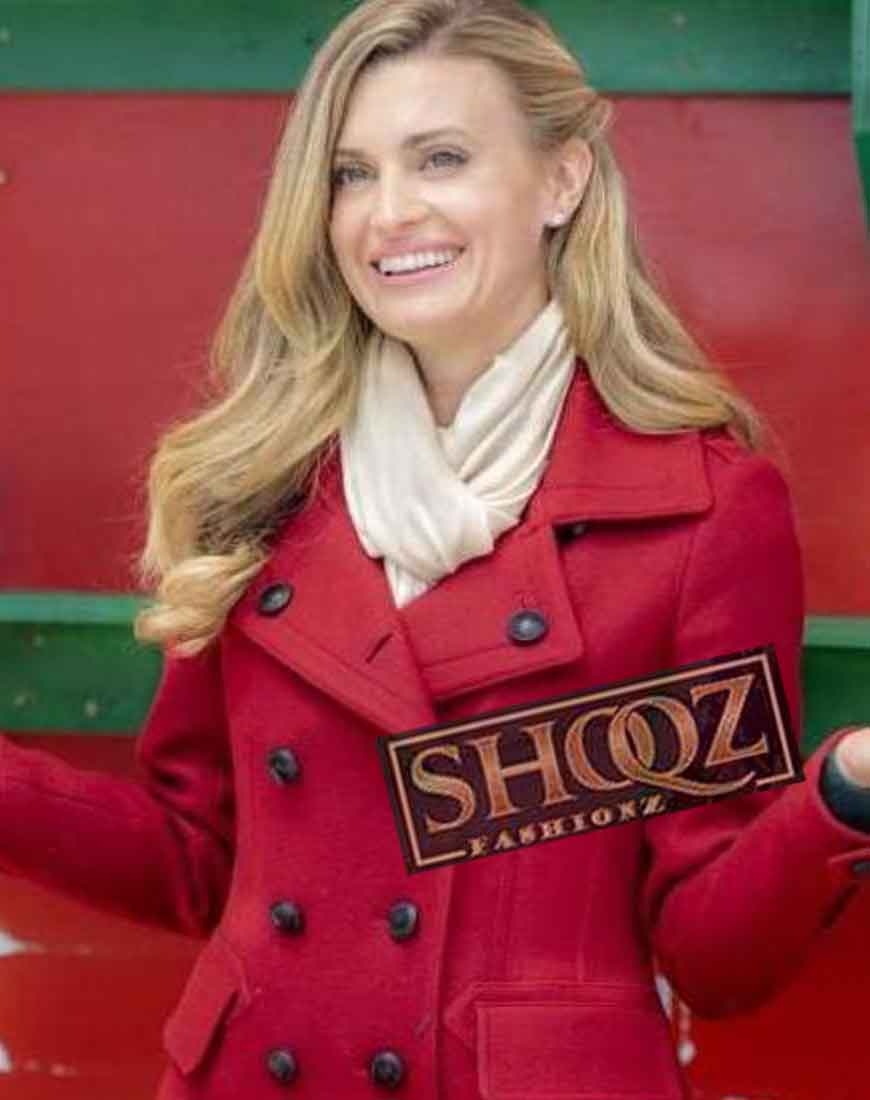 Ellie Hartman Christmas in Love Brooke D Orsay Red Coat 1 Ellie Hartman Christmas in Love Brooke D Orsay Red Coat