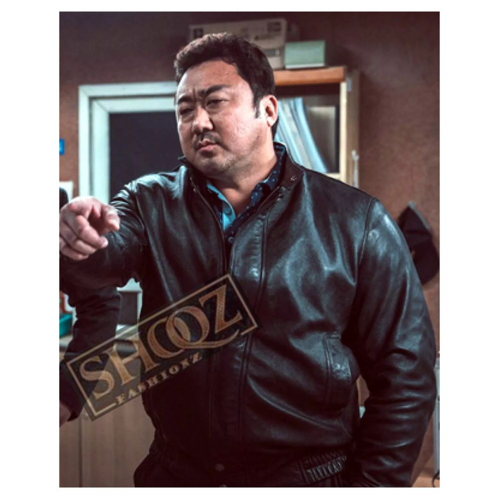 Eternals Ma Dong-seok (Gilgamesh) Black Leather Jacket 1 Eternals Ma Dong-seok (Gilgamesh) Black Leather Jacket