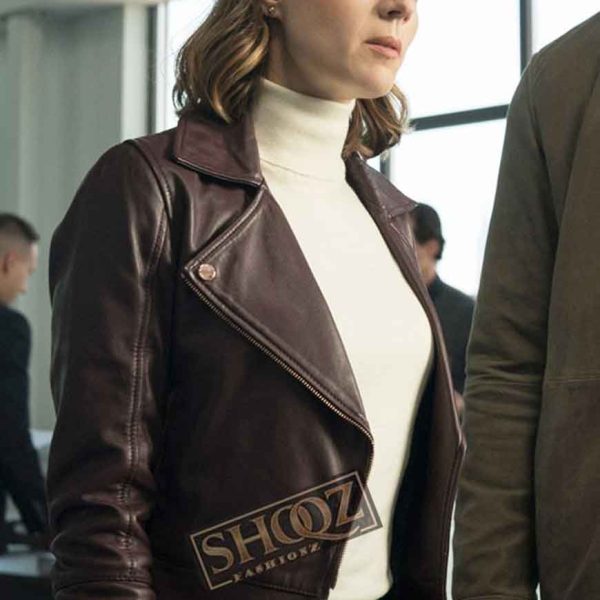 Evil (Kristen Bouchard) Katja Herbers Purple Leather Jacket