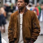 Fast And Furious 9 Tej Parker Brown Suede Jacket