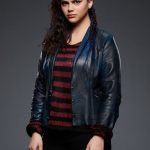 Fallon Smythe Gotham Knights Harper Row Black Leather Jacket