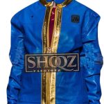 Fallout 76 Game Vault Golden Strip Leather Jacket