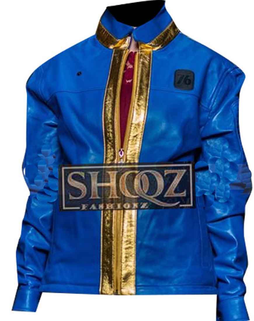 Fallout 76 Game Vault Golden Strip Leather Jacket 1 Fallout 76 Game Vault Golden Strip Leather Jacket