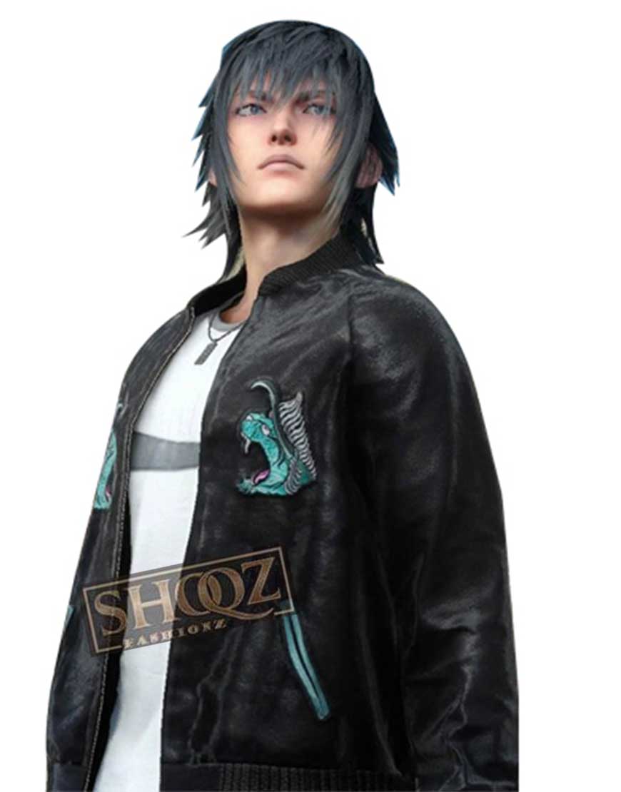 Final Fantasy XV Behemoth Noctis Lucis Caelum Leather Jacket