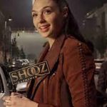 Gal Gadot Justice League Brown Leather Jacket