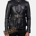 Men's Germain Black Leather Jacket
