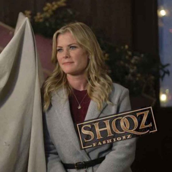 Melissa Good Morning Christmas Alison Sweeney Trench Coat