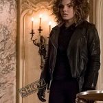 Gotham (Selina Kyle) Camren Bicondova Black Leather jacket