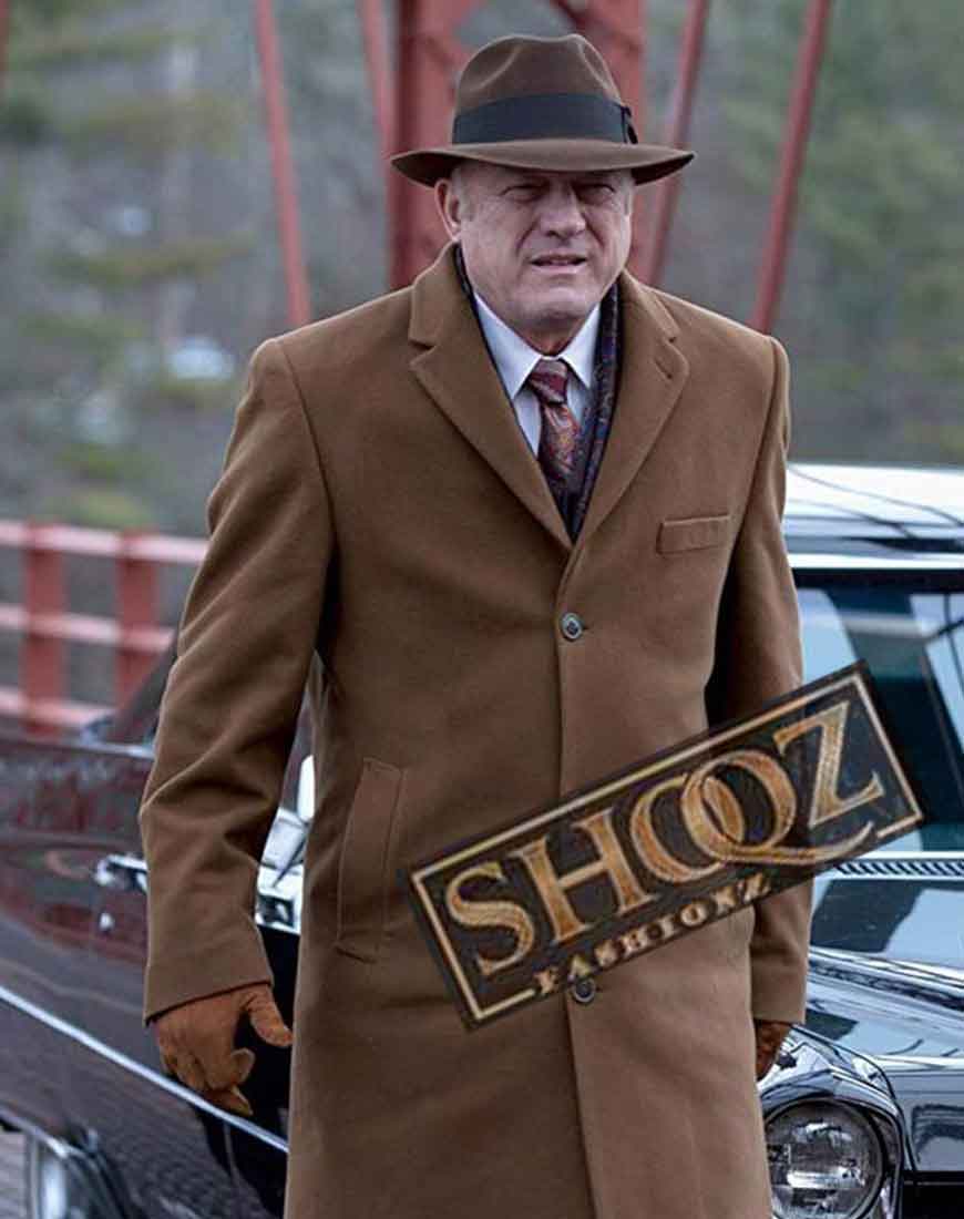 Gotham John Doman Brown Long Carmine Falcone Coat 1 Gotham John Doman Brown Long Carmine Falcone Coat