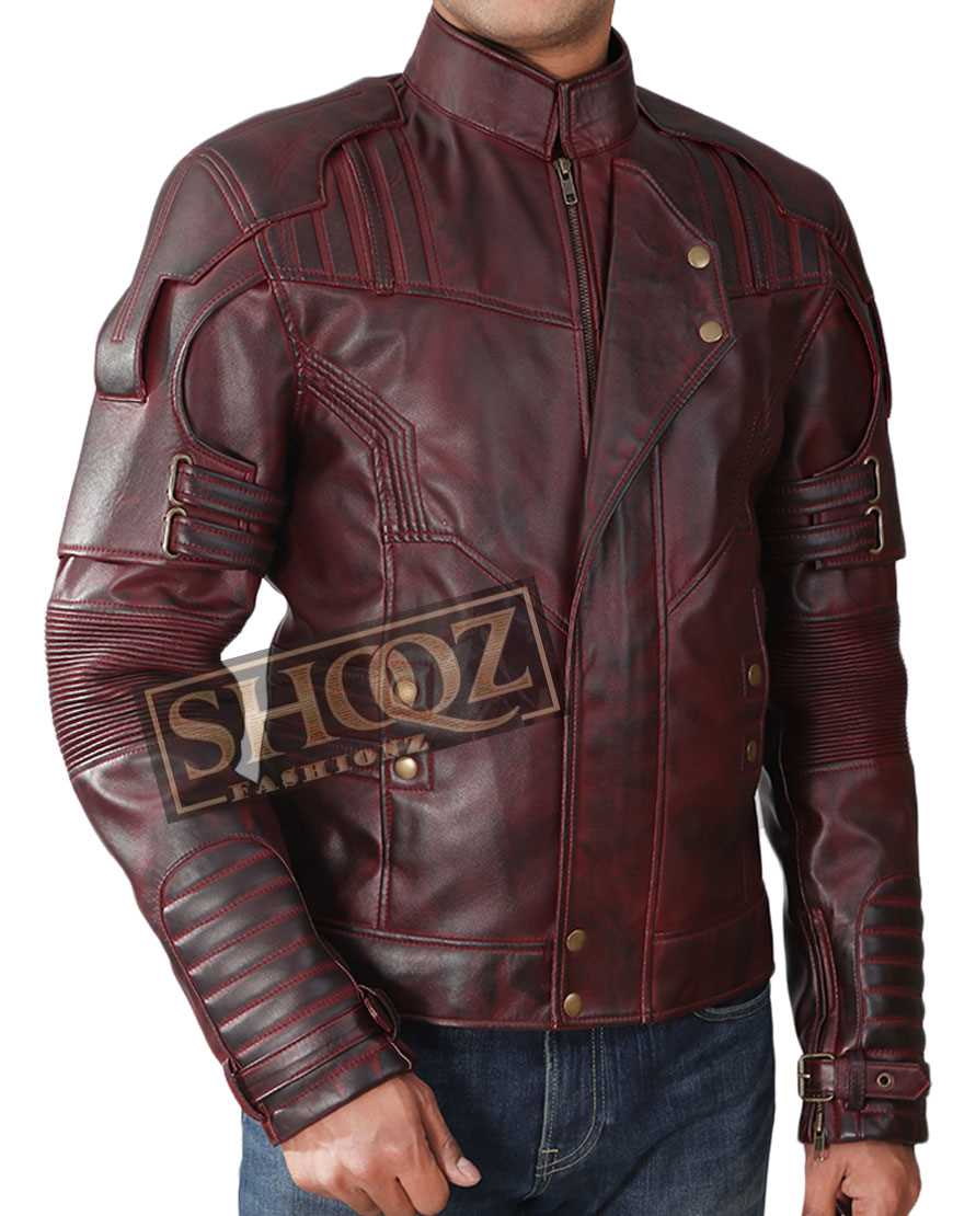 Guardians Of The Galaxy (Peter Quill) Chris Pratt Leather Jacket