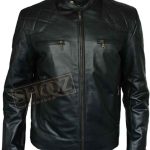 Hannibal Season 3 Mads Mikkelsen Black Leather Jacket