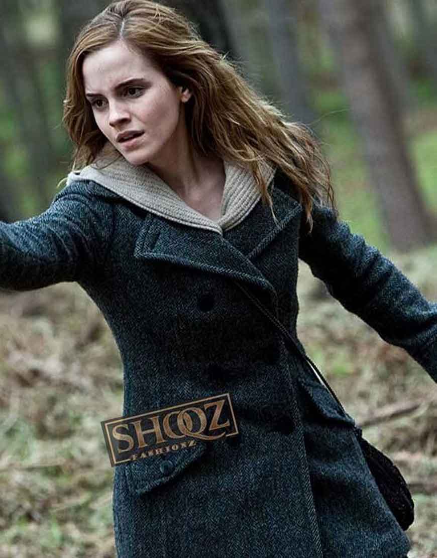 Harry Potter And The Deathly Hallows (Hermione Granger) Emma Watson Wool Coat 1 Harry Potter And The Deathly Hallows (Hermione Granger) Emma Watson Wool Coat