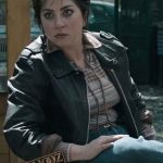 House of Gucci (Patrizia Reggiani) Lady Gaga Black Leather Jacket