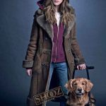In the Dark (Murphy Mason) Perry Mattfeld Suede Coat