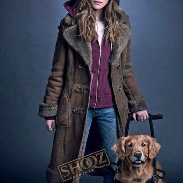 In the Dark (Murphy Mason) Perry Mattfeld Suede Coat