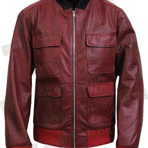 Jamie Foxx Brit Awards Bomber Leather Jacket