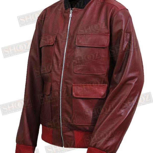 Jamie Foxx Brit Awards Bomber Leather Jacket