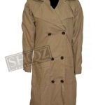 Jennifer Lopez Brown Trench Coat