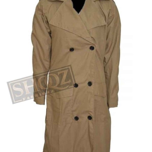 Jennifer Lopez Brown Trench Coat