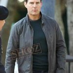 Jack Reacher Never Go Back Tom Cruise Leather Jacket