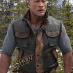 Jumanji The Next Level (Bravestone) Dwayne Johnson Leather Vest