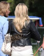 The Layover Kate Upton Black Leather Jacket