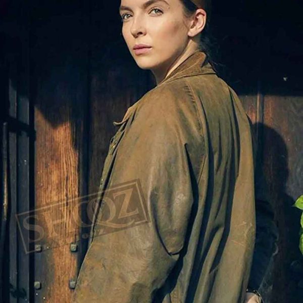 Killing Eve Jodie Comer Cotton Coat