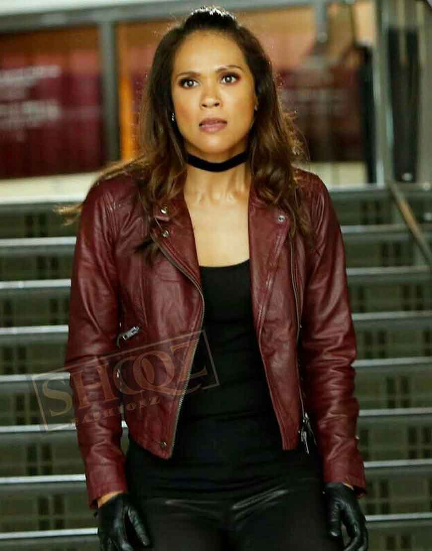Lucifer Lesley-Ann Brandt Leather Jacket 1 Lucifer Lesley-Ann Brandt Leather Jacket