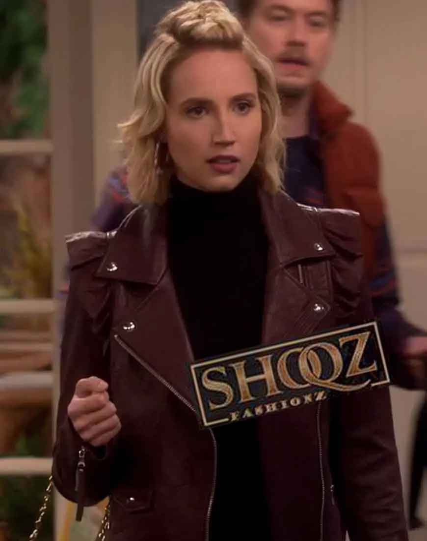 Mandy Baxter Last Man Standing Molly McCook Leather Jacket 1 Mandy Baxter Last Man Standing Molly McCook Leather Jacket