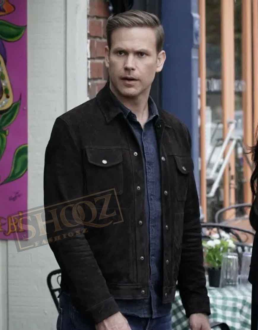 Legacies Matthew Davis Suede Jacket 1 Legacies Matthew Davis Suede Jacket