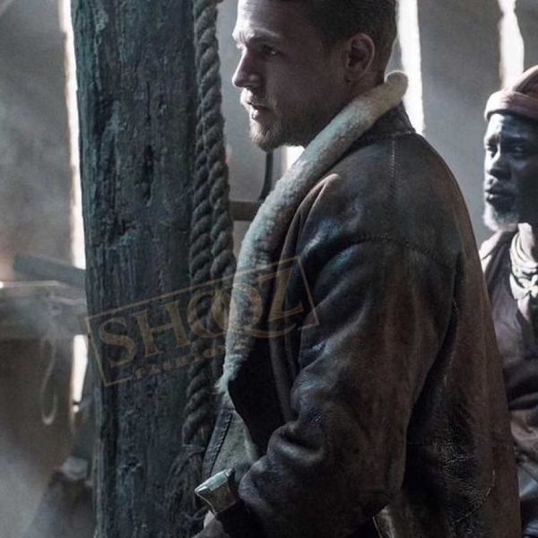 King Arthur: Legend of Sword Charlie Hunnam Leather Coat