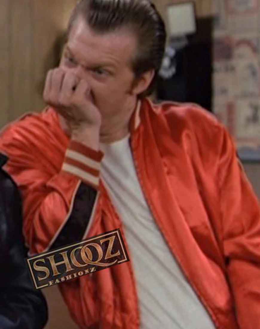 Lenny 1950s Lone Wolf Red Bomber Jacket 1 Lenny 1950s Lone Wolf Red Bomber Jacket