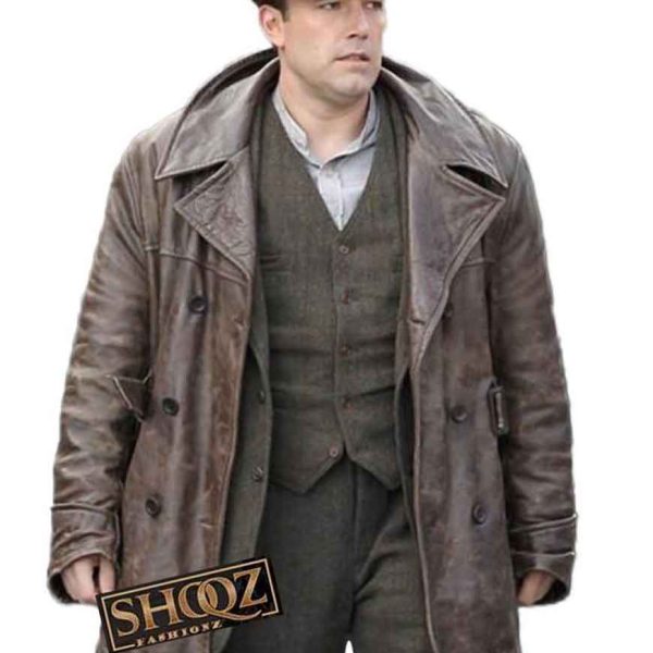 Live by Night (Joe Coughlin) Ben Affleck Brown Leather Jacket