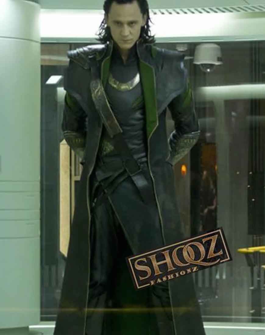 Loki Tom Hiddleston Leather Trench Coat 1 Loki Tom Hiddleston Leather Trench Coat