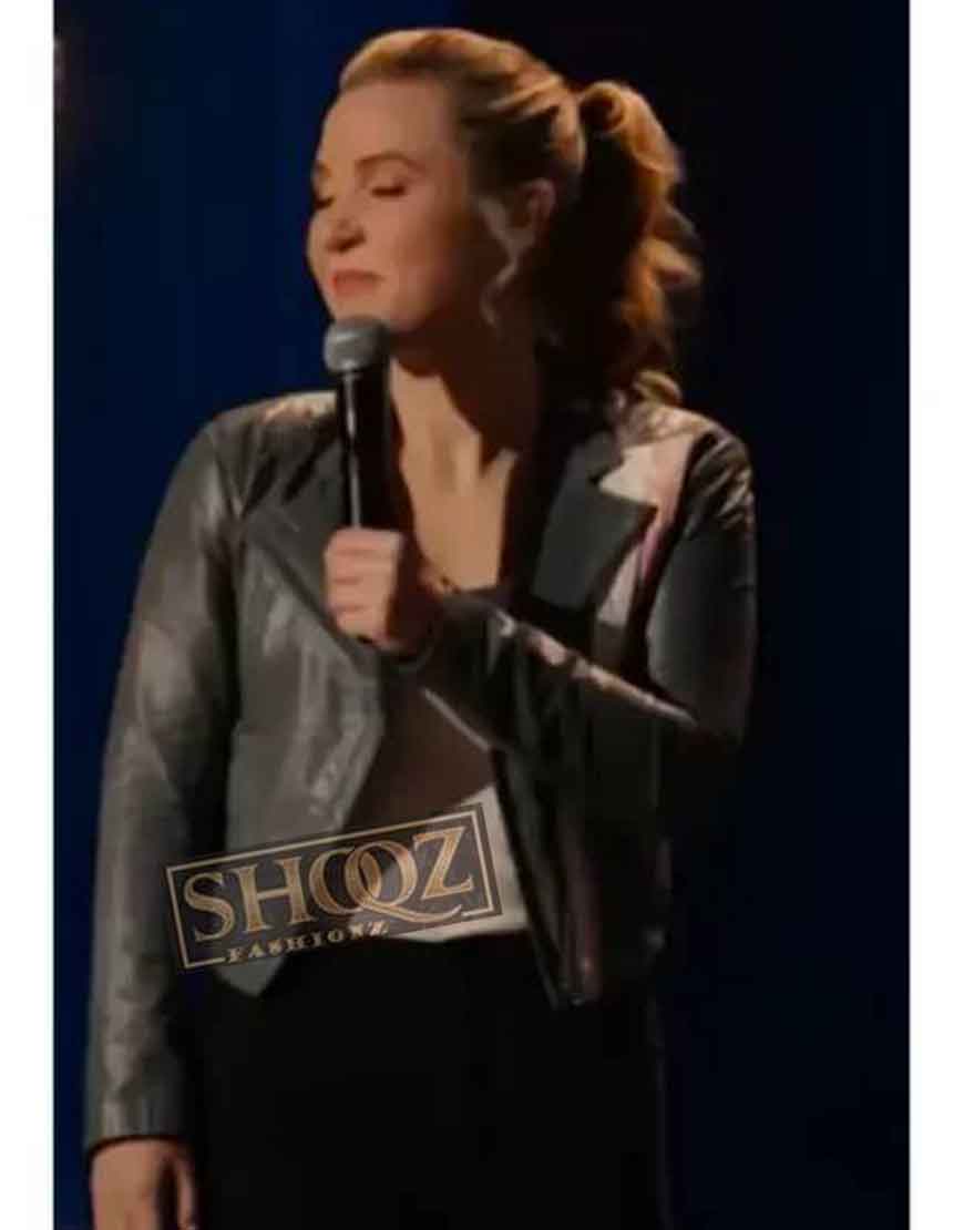 Look At You Taylor Tomlinson Black Leather Jacket