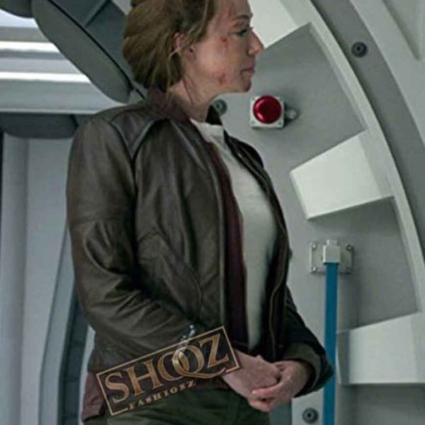 Lost in Space Molly Parker (Maureen Robinson) Leather Jacket