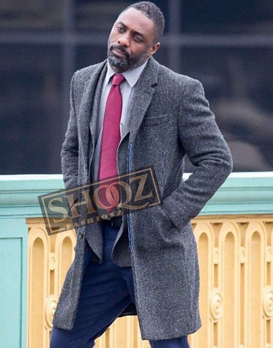 Luther Idris Elba (DCI John Luther) Grey Coat 1 Luther Idris Elba (DCI John Luther) Grey Coat