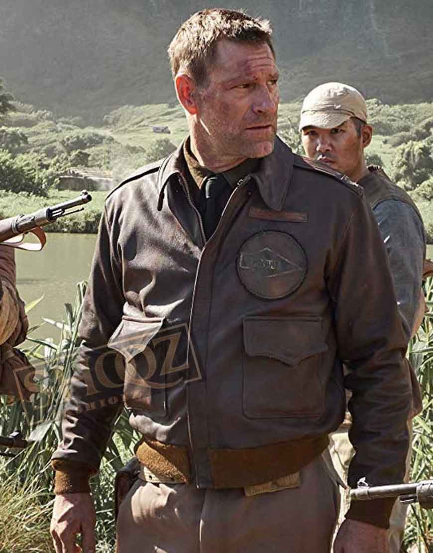 Midway Ed Skrein Leather Jacket 1 Midway Ed Skrein Leather Jacket