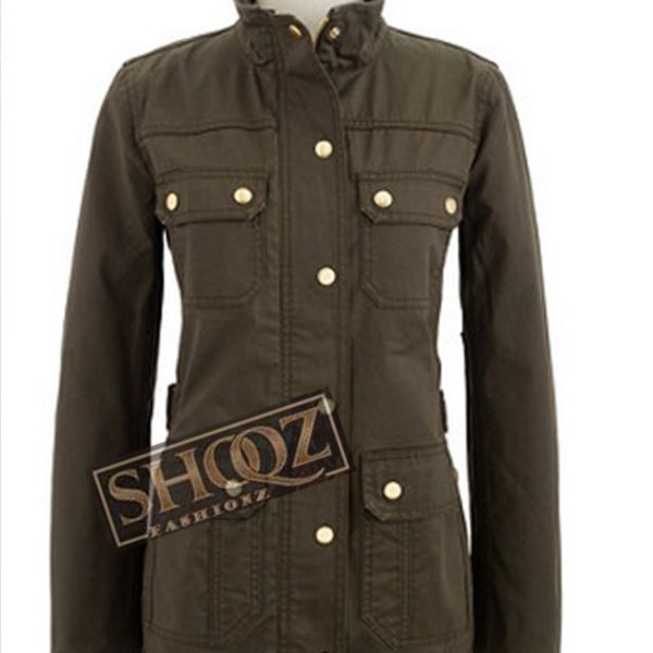 Modern Family Julie Bowen (Claire Dunphy) Dark Green Cotton Jacket