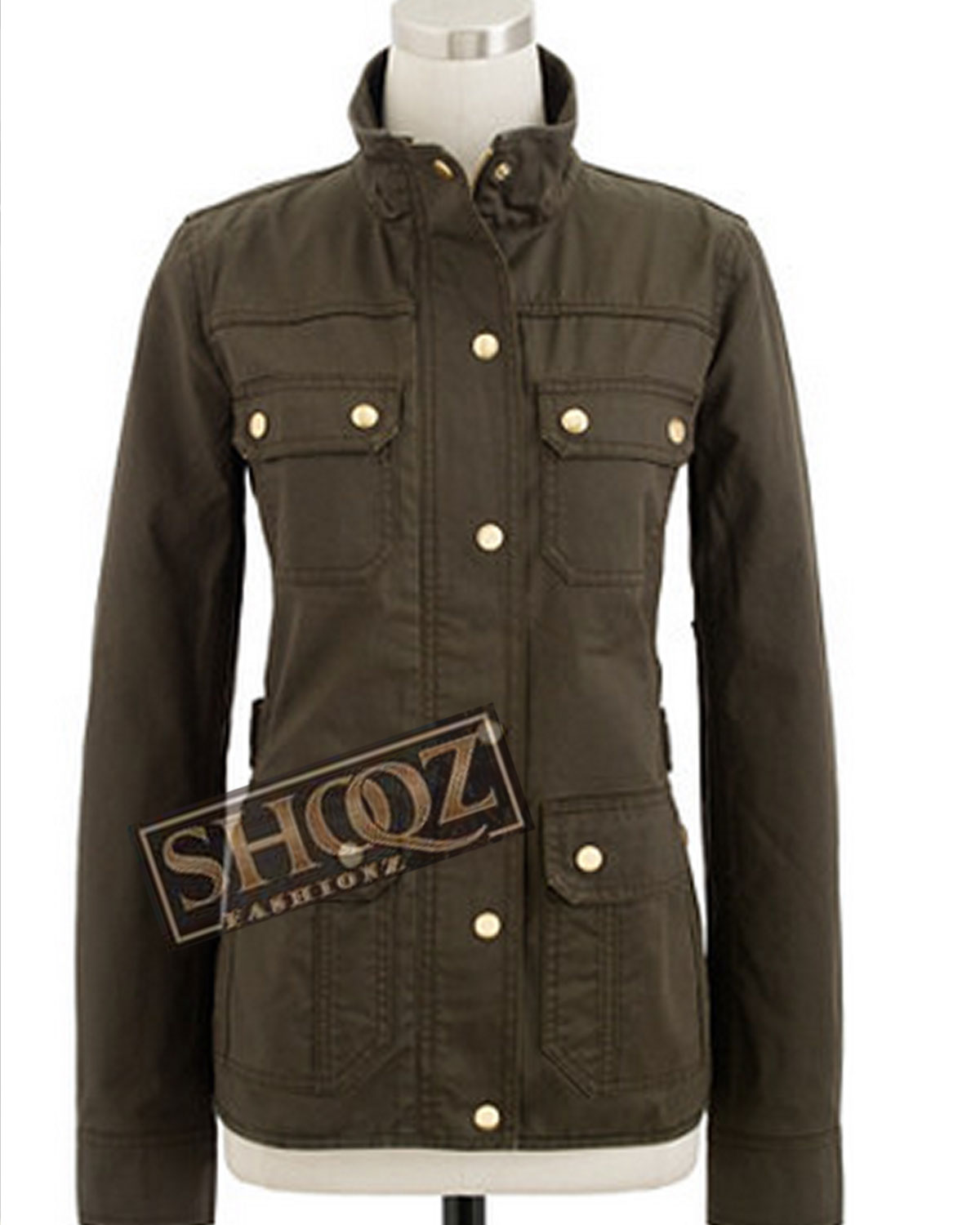 Modern Family Julie Bowen (Claire Dunphy) Dark Green Cotton Jacket