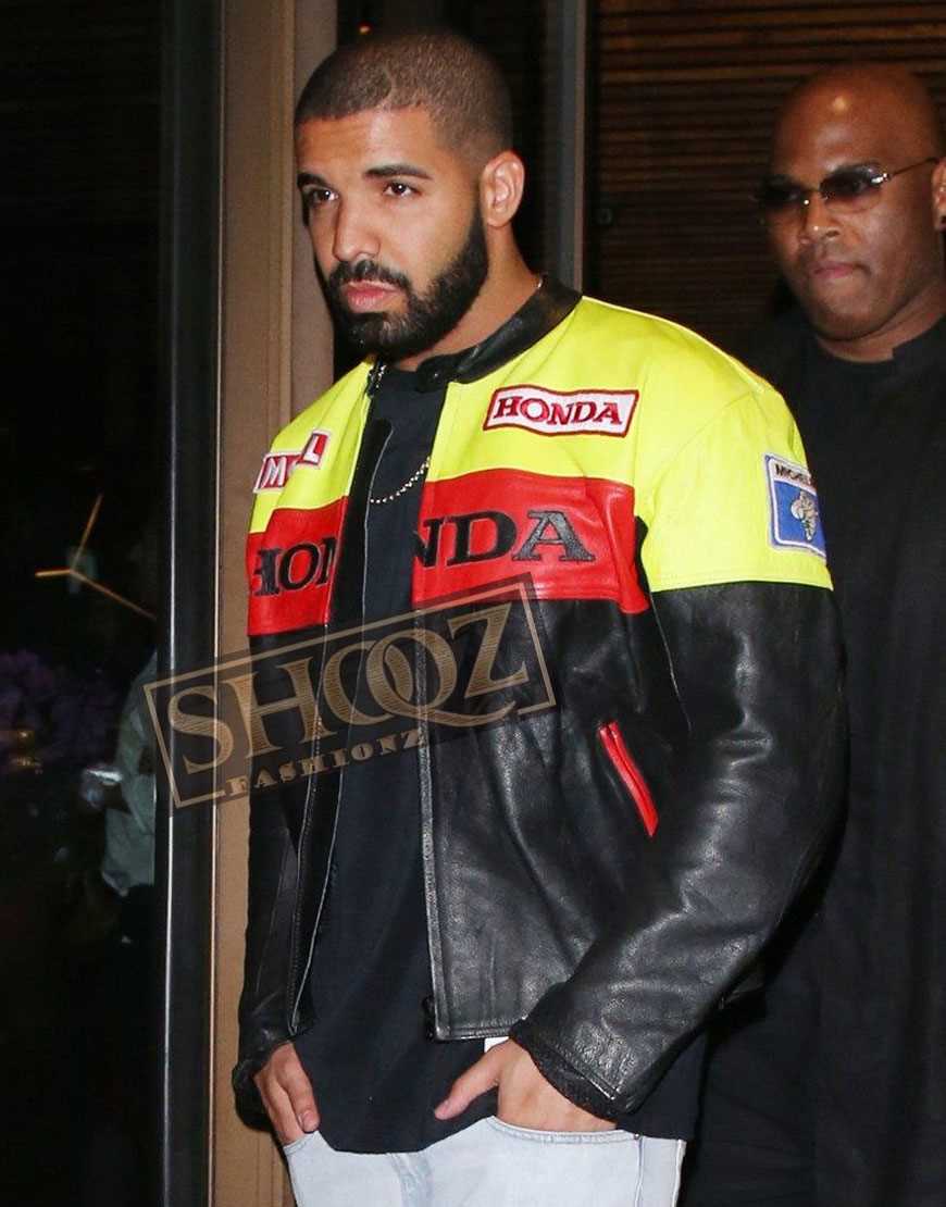 Drake Biker Leather Jacket 1 Drake Biker Leather Jacket