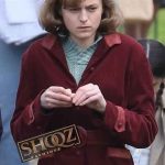 My Policeman Marion (Emma Corrin) Suede Jacket