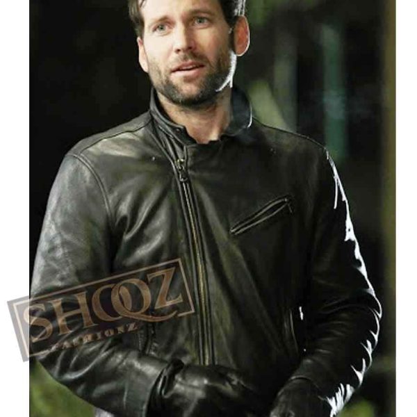 Once Upon A Time Eion Bailey Biker Leather Jacket
