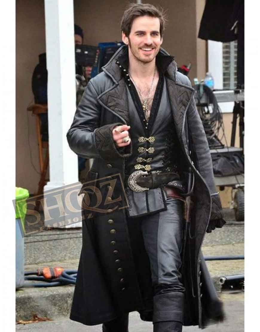 Once Upon A Time Colin O'Donoghue Leather Coat 1 Once Upon A Time Colin O'Donoghue Leather Coat